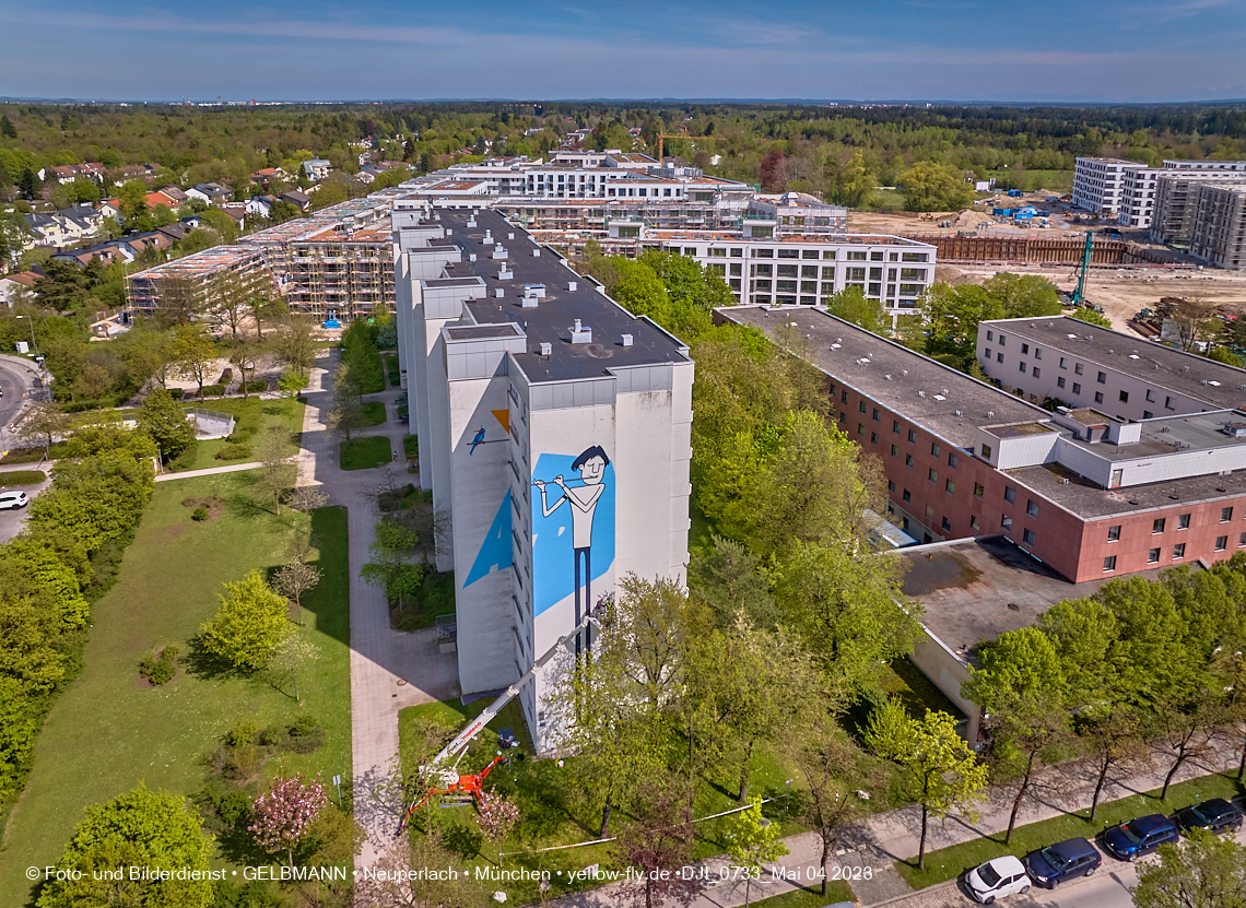 04.05.2023 - Luftbilder vom Alexisqaurtier und Pandion Verde in Neuperlach 04.05.2023 - Luftbilder vom Alexisqaurtier und Pandion Verde in Neuperlach